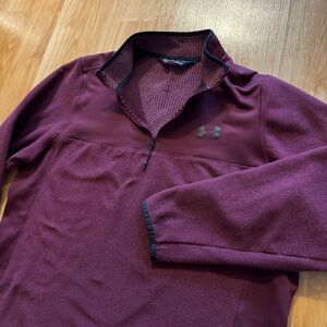 Under Armour Cold Gear Quarter Zip Fleece Pullover- Golf/ Run- Men’s XL